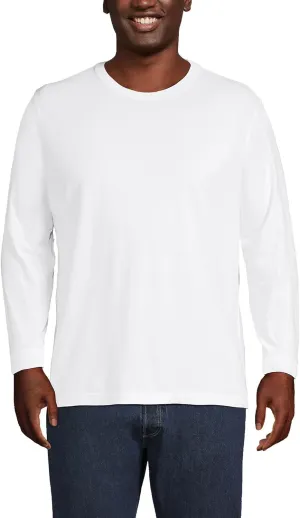 Lands' End Men's Super-T Long Sleeve T-Shirt