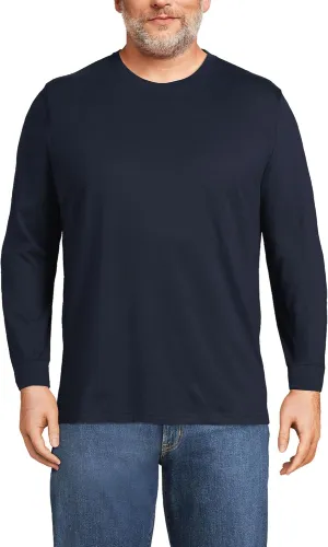 Lands' End Men's Super-T Long Sleeve T-Shirt