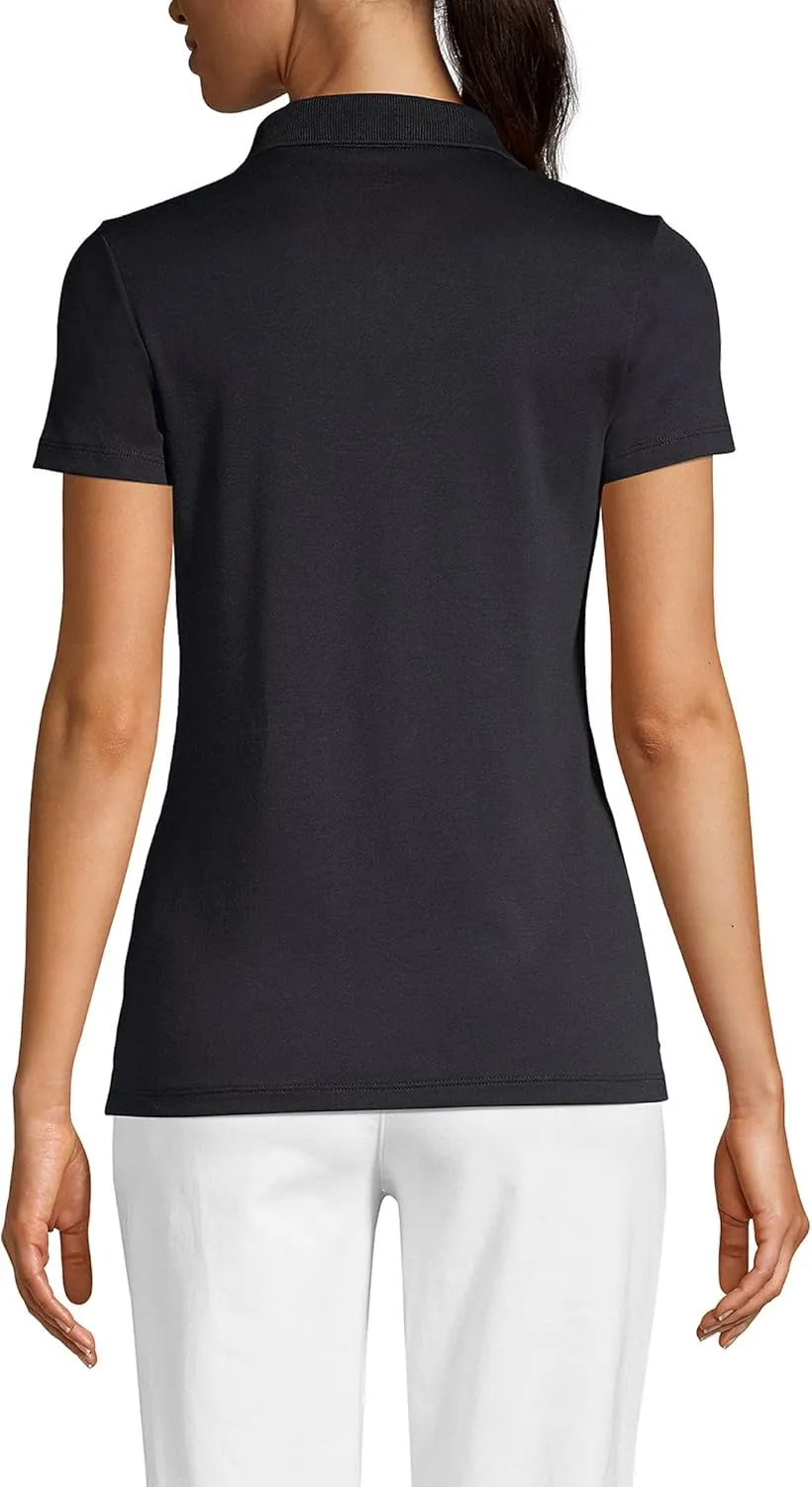 Lands' End Women's American-Grown Supima Cotton Polo Shirt