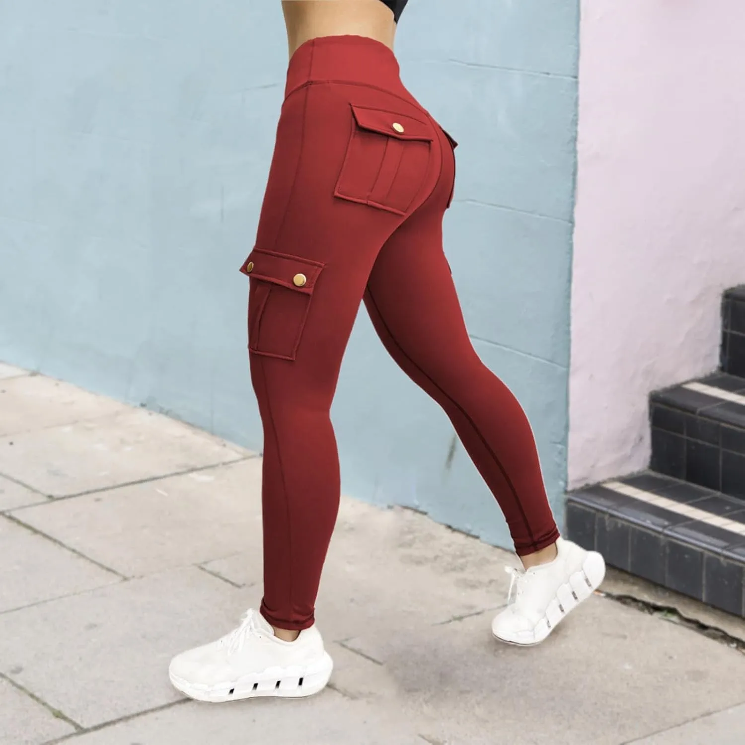 LCMTWX High Waisted Workout Leggings for Women Workout Running Print Pants Pants Compression Leggings for Women Yoga Pants