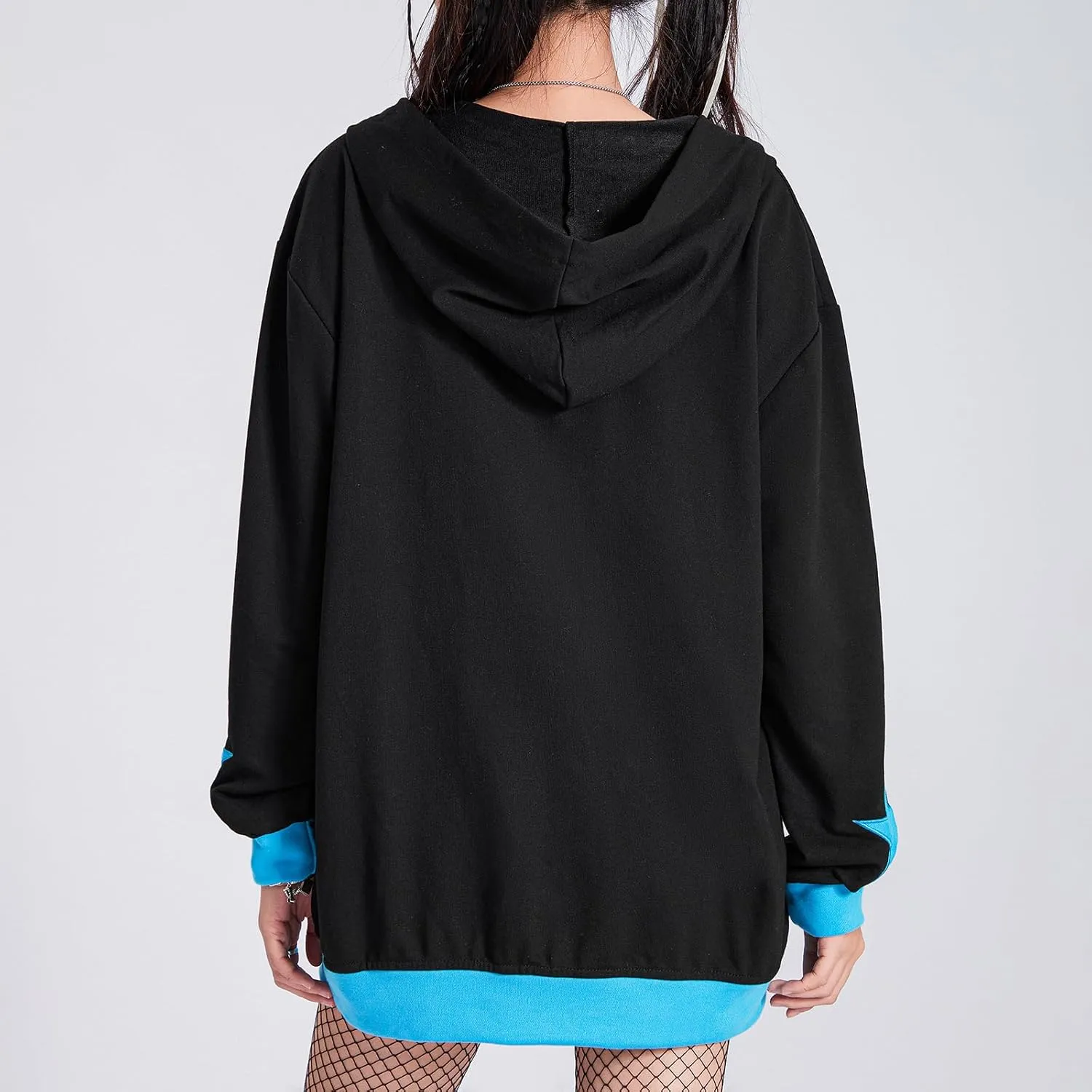 lisenraIn Unisex Men Women Halloween Hoodie Graphic Zip Up Sweatshirt Y2K Oversized Long Sleeve Rhinestone Skeleton Jacket