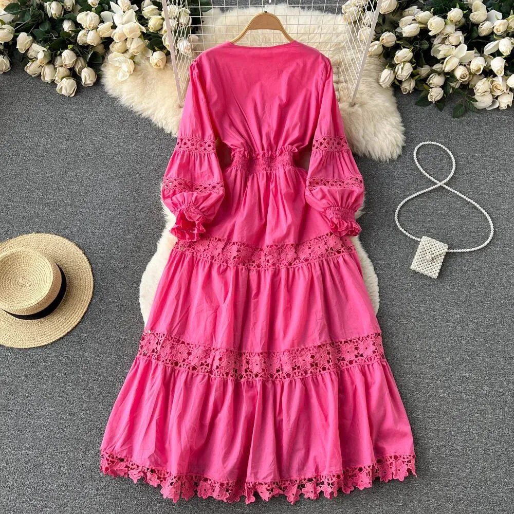 Marigold Summer Midi Dress