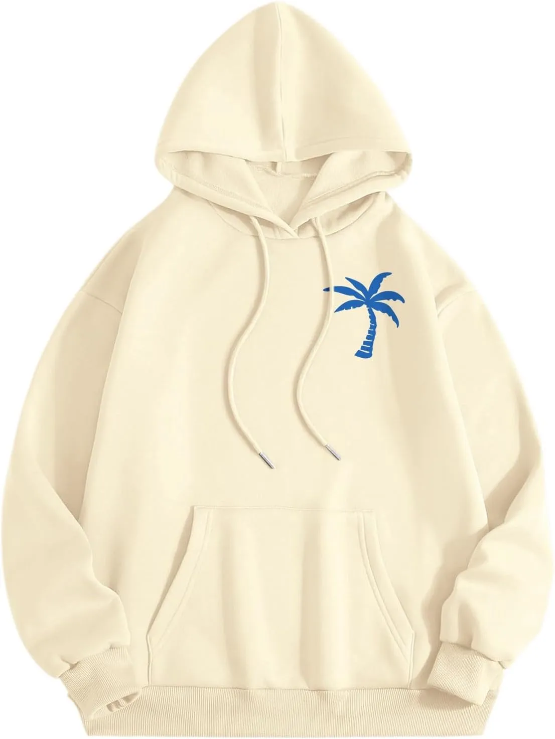 Meet Me at The Ocean Oversized Hoodies for Women Casual Drawstring Sweatshirt Fashion Long Sleeve Pullover