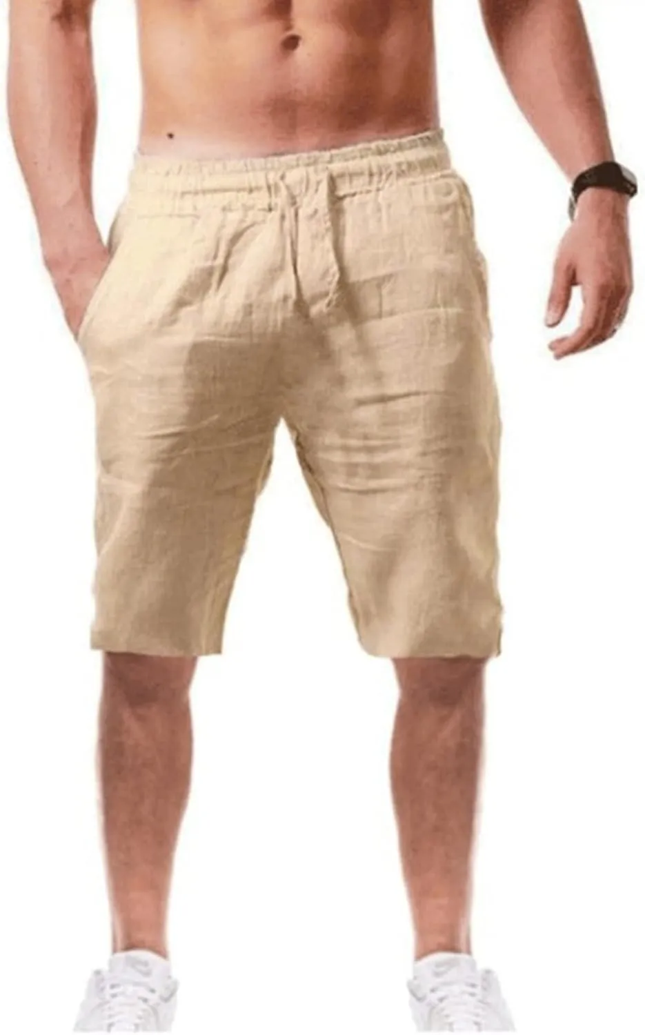 Men Shorts Casual Summer Cotton Men's and Shorts Casual Men's pants Black Shorts Men Linen Shorts for Men's Shorts 7