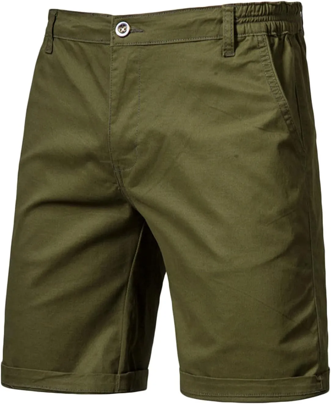 Mens Athletic Hiking Tactical Shorts Lightweight Slim-Fit 5" Shorts Outdoor Cargo Short Classic Stretch Chino Shorts