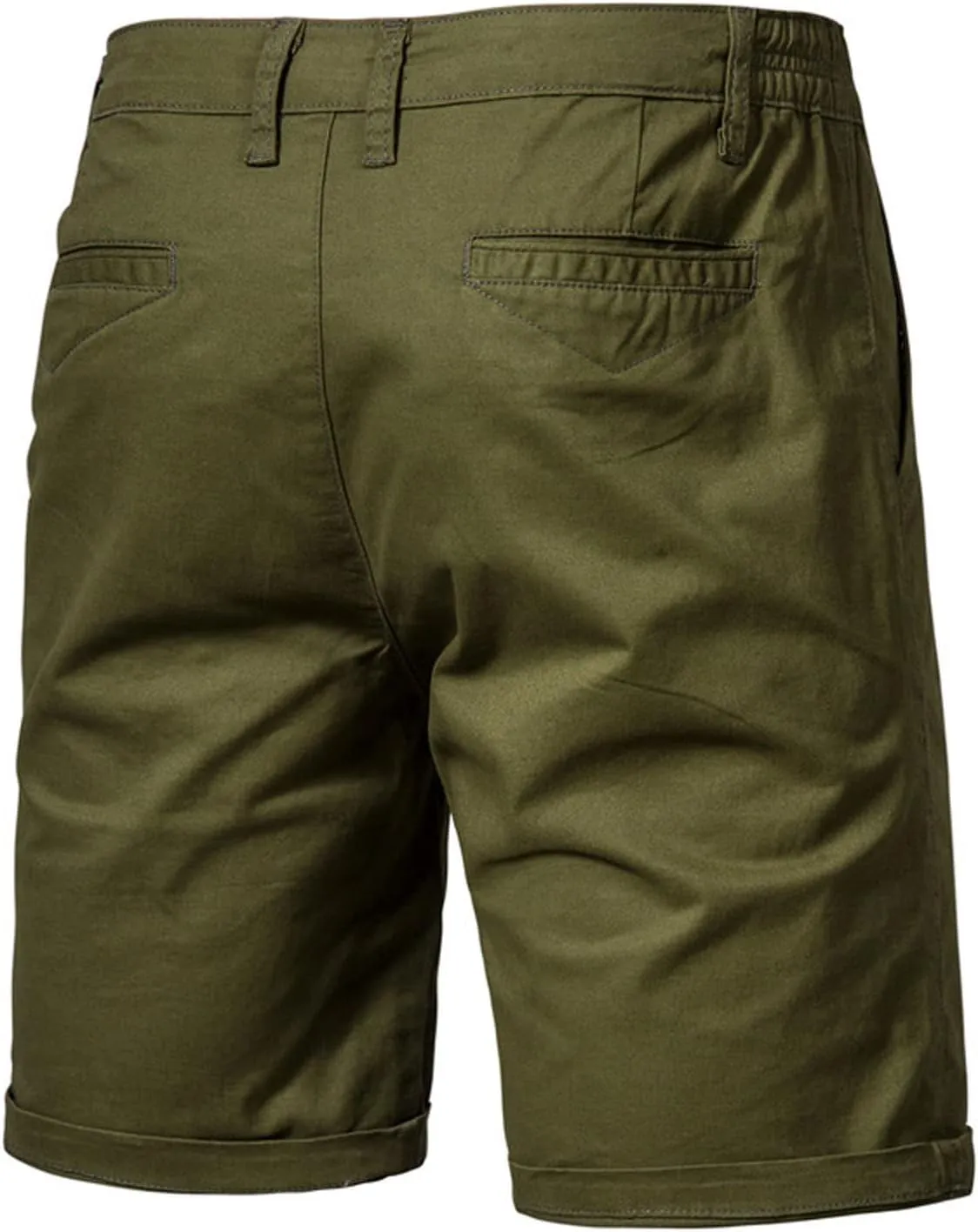 Mens Athletic Hiking Tactical Shorts Lightweight Slim-Fit 5" Shorts Outdoor Cargo Short Classic Stretch Chino Shorts