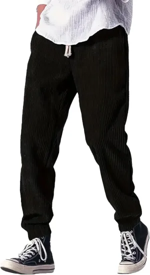 Men's Cargo Combat Pants Casual Cotton Stretchy Linen Pant Classic Sweatpants Joggers Sports Jogging Bottoms