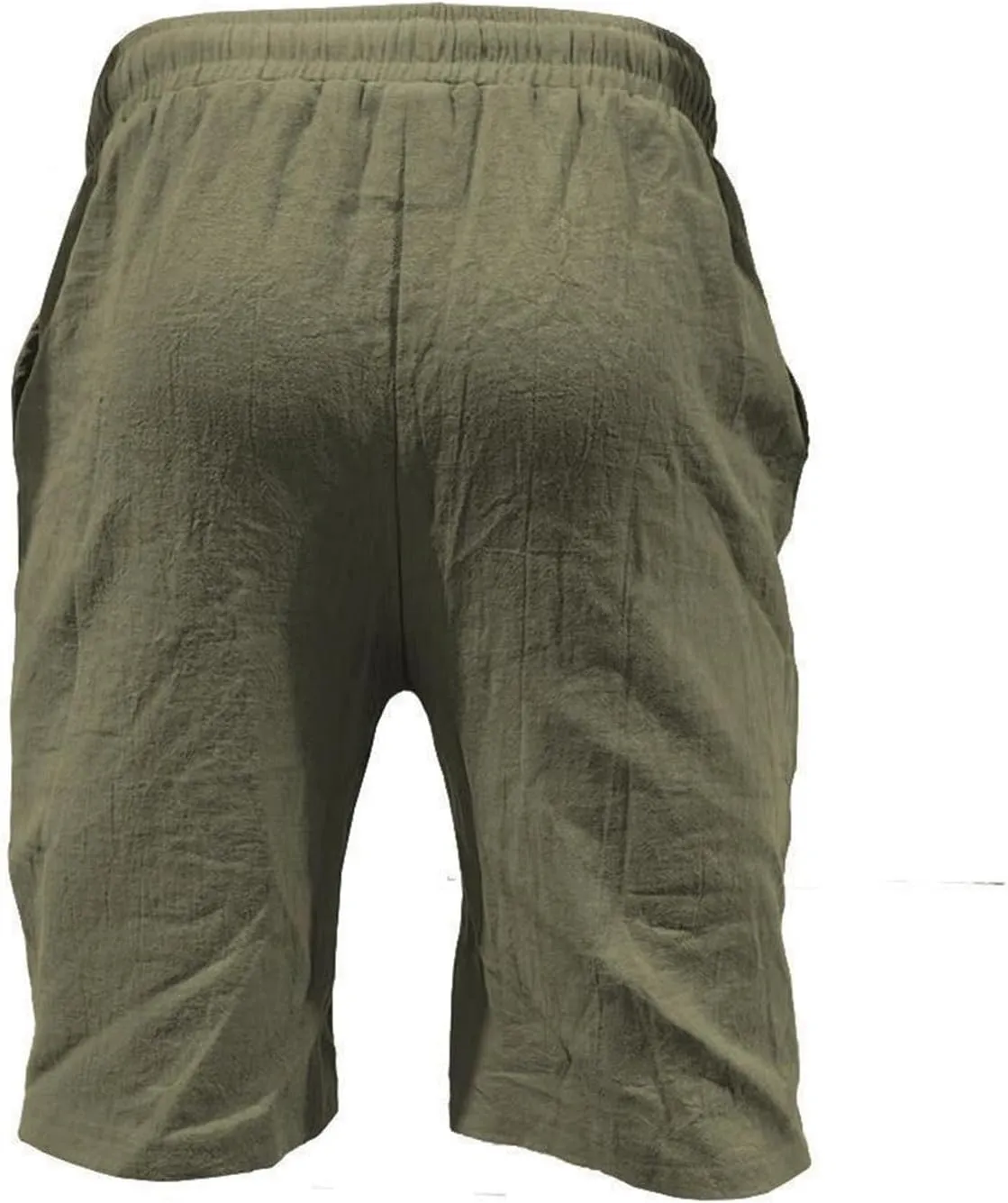 Mens Casual Drawstring Beach Shorts Lightweight Summer Yoga Golf Shorts with Pockets Trendy Resort Wear Shorts for Men