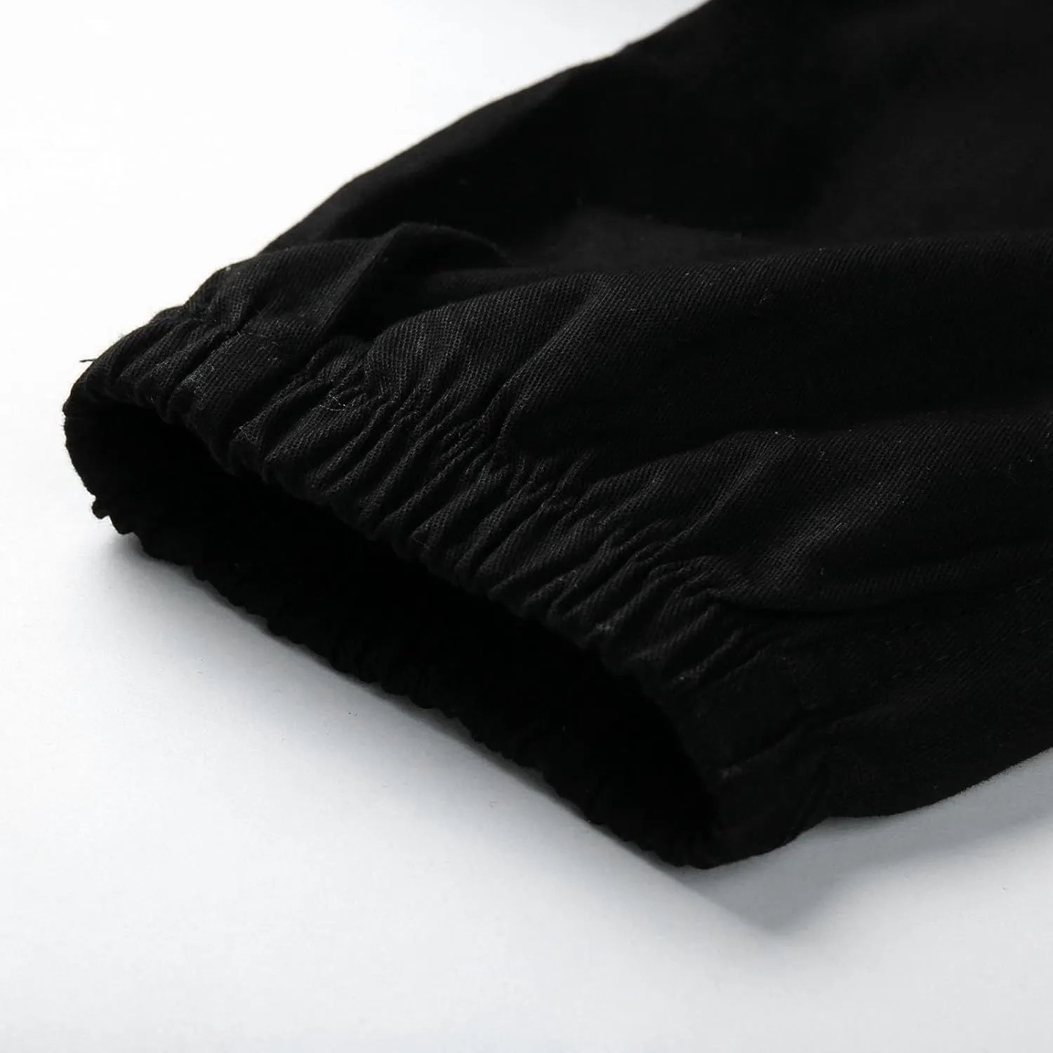 Men's Casual Solid Color Sweatpants Multi Pockets Pants Hiking Athletic Trousers Outdoor Wearing Pants with Pockets