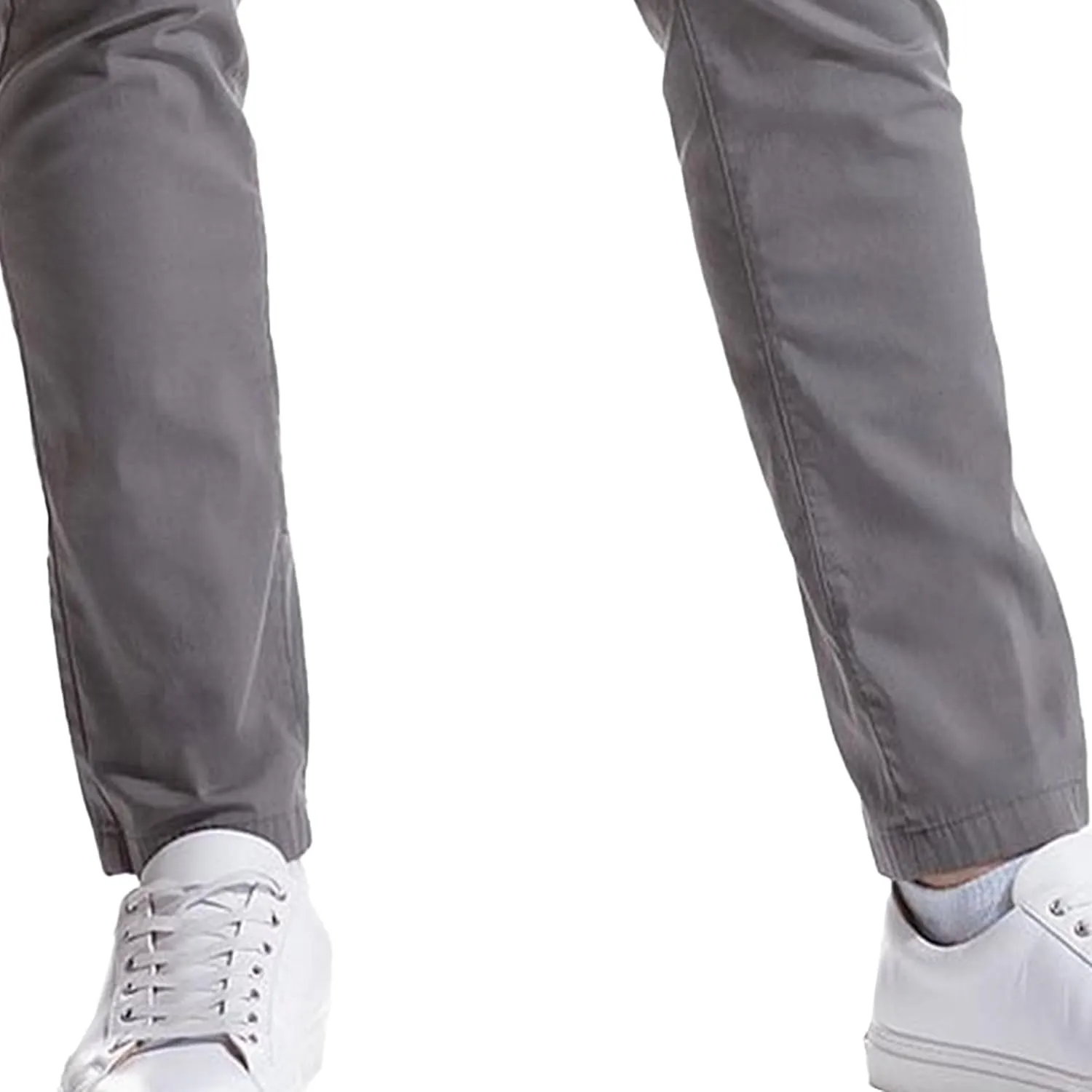 Mens Skinny Tapered Dress Pants Comfort Trouser Slim-Fit Front Solid Casual Pants Stretch Chino Casual Fit Trousers