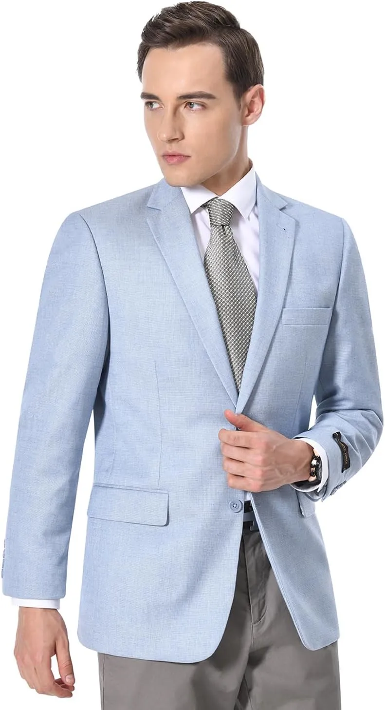 Mens Sport Coat Modern Fit Lightweight 2 Button Casual Blazer Breathable Stylish Sport Jacket for Daily Summer Wear
