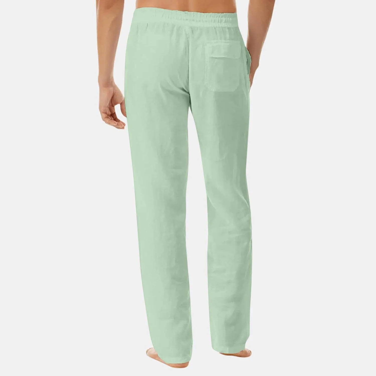 Men's Summer and Fashionable Cotton and Linen Trousers