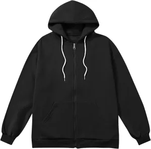Mens Women Unisex Soild Basic Hooded Sweatshirt Couple Fleece Jacket Outwear With Pocket Zipper Hoodies Sweatshirt