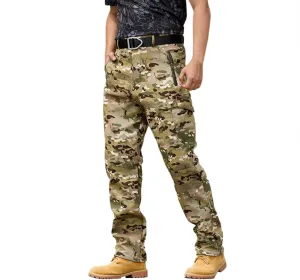 MIDOO Golf Pants Men Tapered Leg Casual Joggers Athletic Pants Flex Stretch Loose Straight Sweatpants Work Hiking Pants
