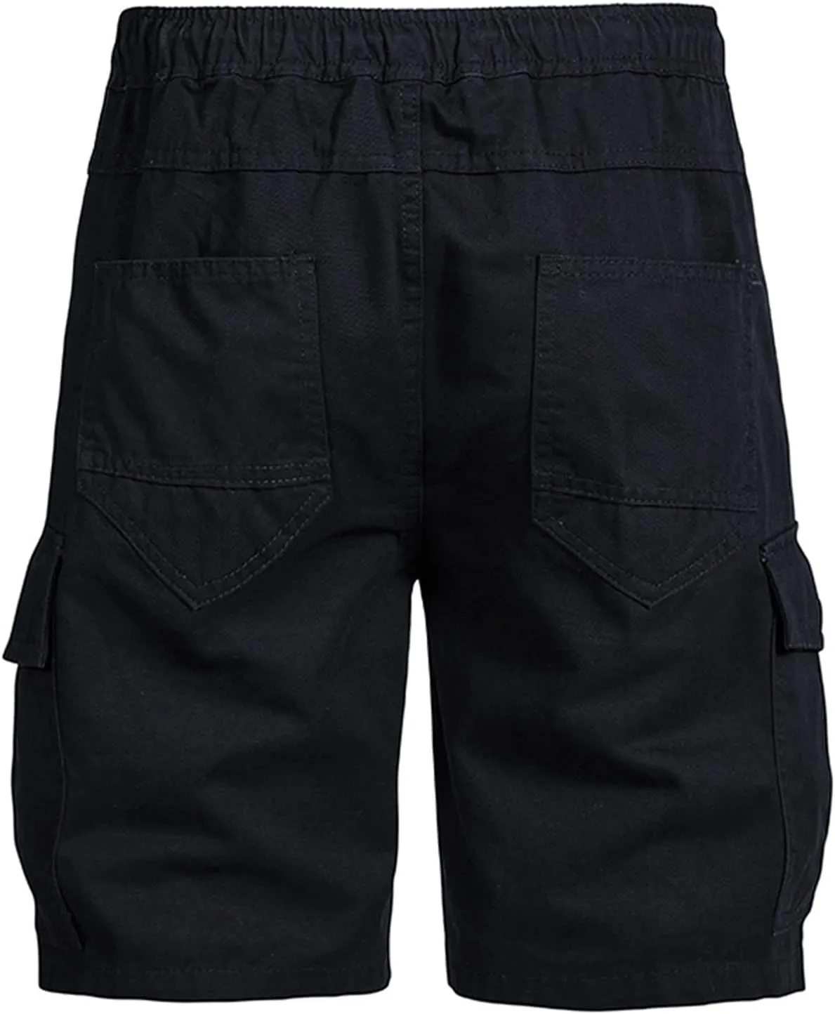 Muscularfit Slim Fit Shorts Men 2023 Causal Drawstring Elastic Waist Cargo Shorts 5" Inseam Pleat Front Summer Beach Shorts