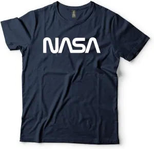 NASA Vintage Graphic Retro Logo Short Sleeve T-Shirt