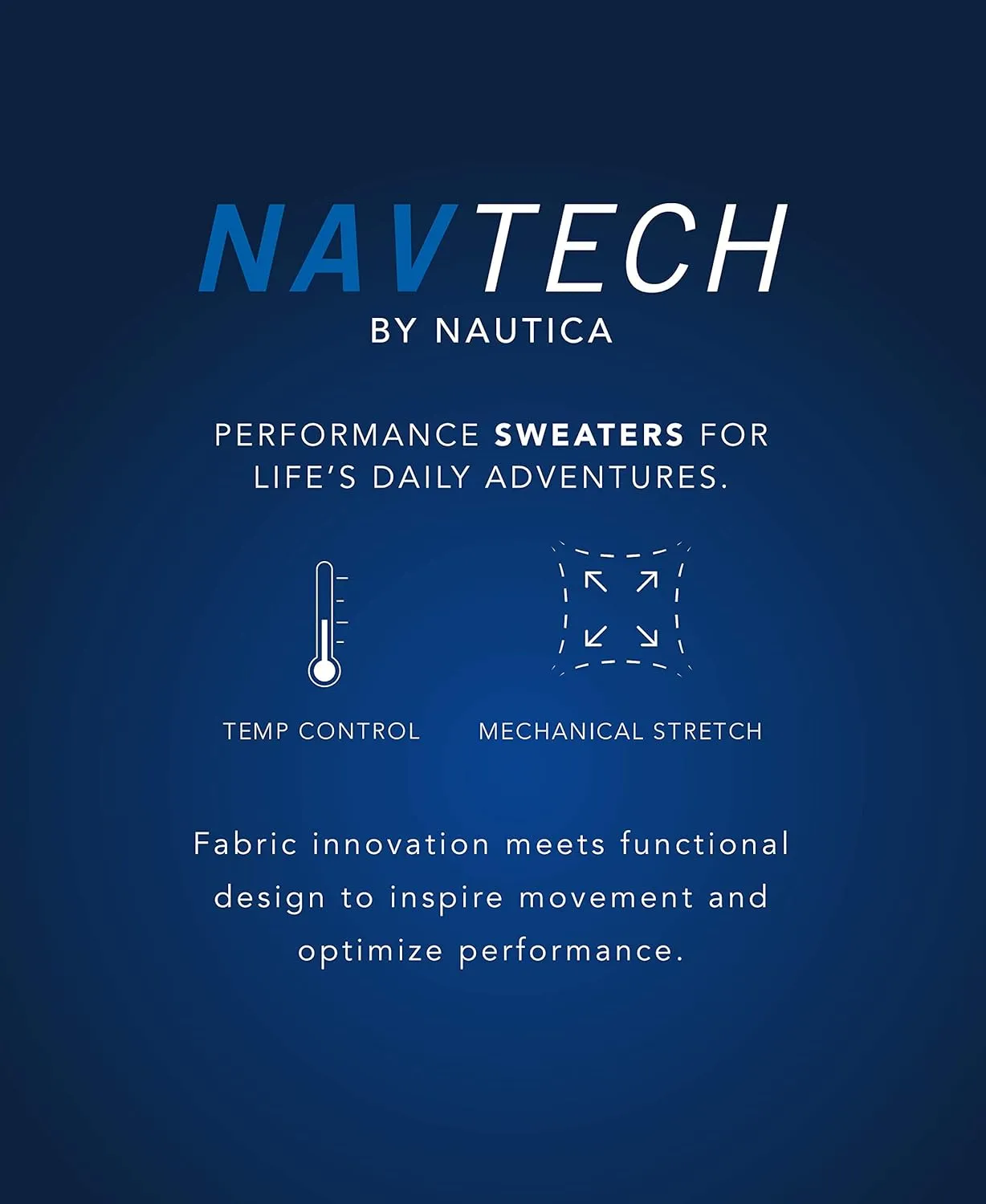 Nautica Men's Classic Fit Navtech Soft V-Neck Sweater