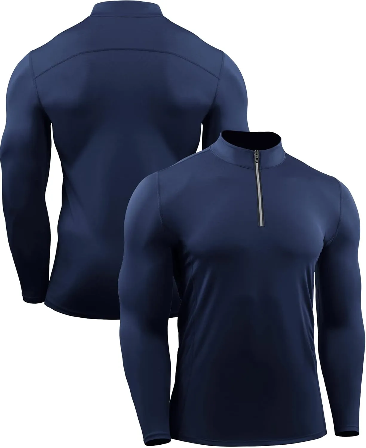 NELEUS Men's 3 Pack Athletic Compression Shirt Running Shirts