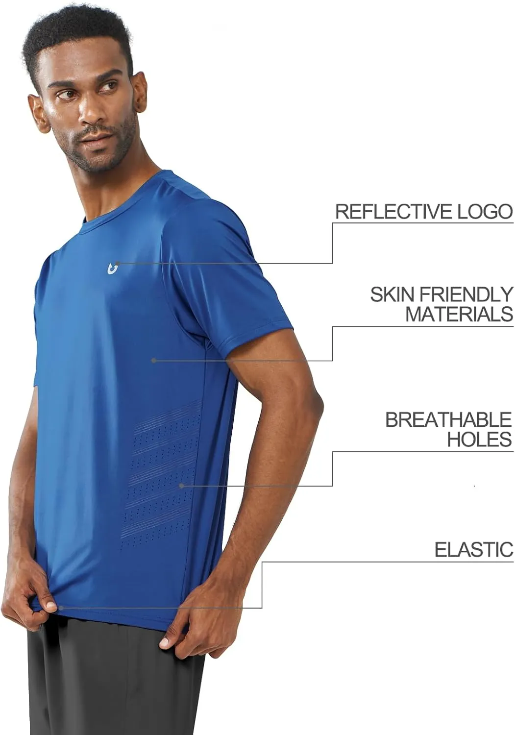 NORTHYARD Breathable 2.0 Men's Athletic Workout T-Shirt