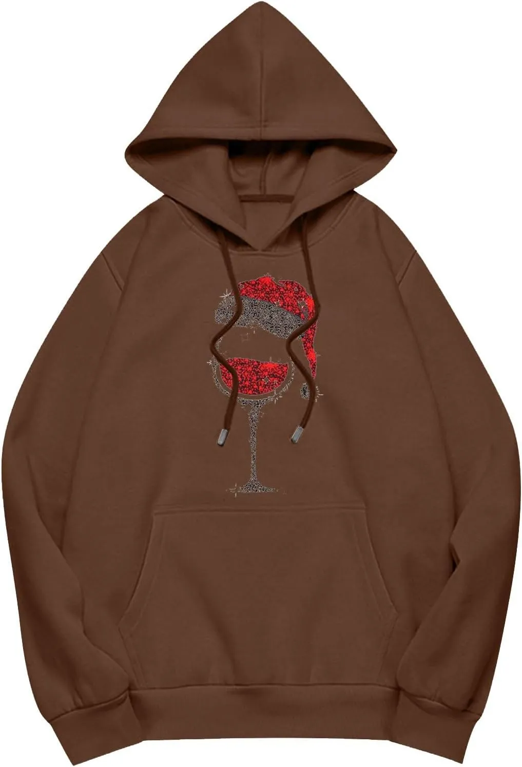 Oversized Hoodies For Women Plus Size Sweatshirt Trendy Pullover Long Sleeve Drawstring With Pockets Winter Clothes