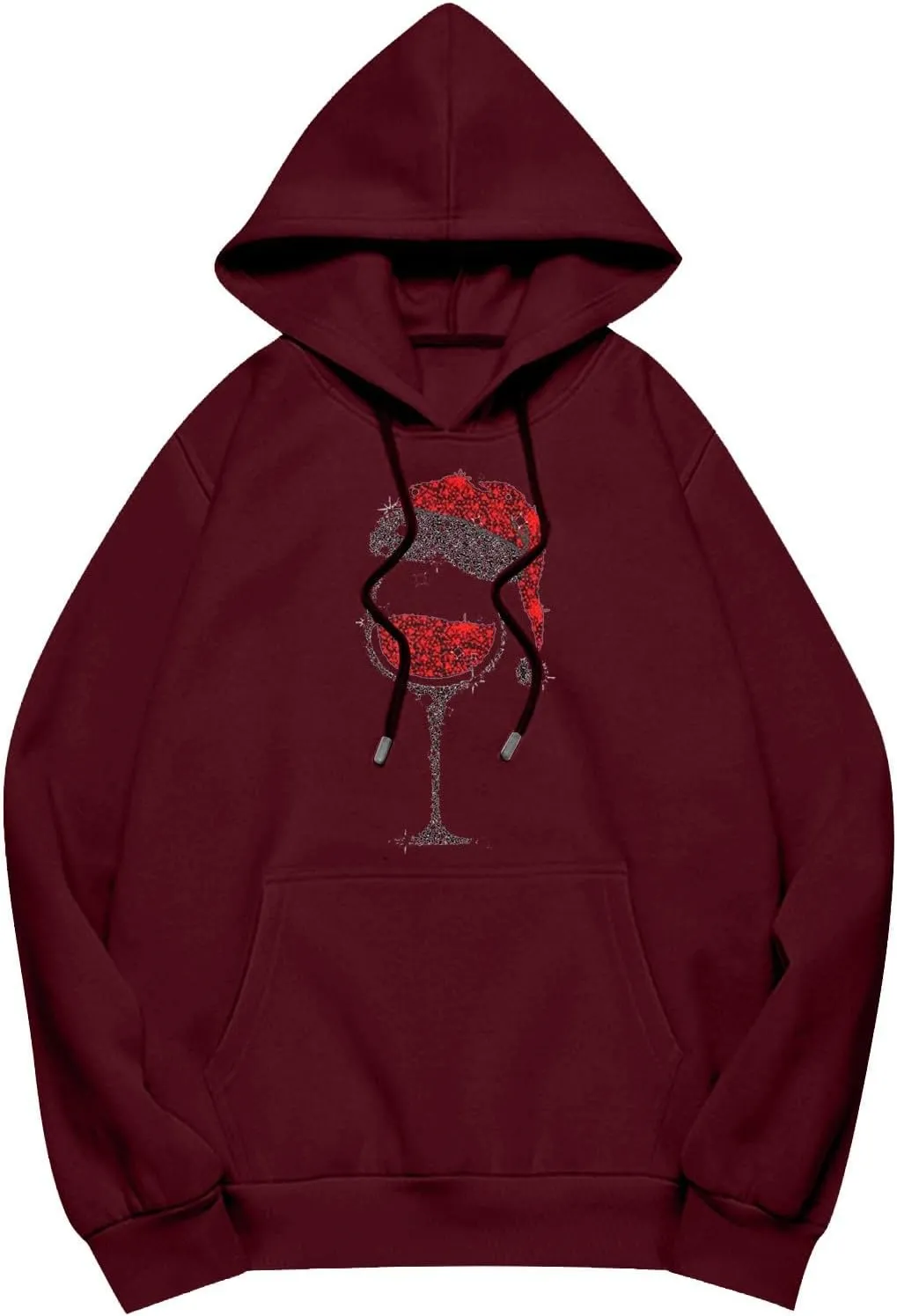 Oversized Hoodies For Women Plus Size Sweatshirt Trendy Pullover Long Sleeve Drawstring With Pockets Winter Clothes