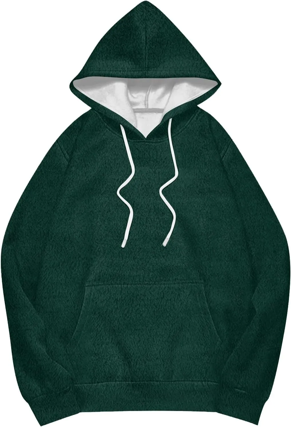 Oversized Hoodies For Women Trendy Flannel Winter Soft Sweatshirt With Pockets Tops Drawstring Fall Clothes