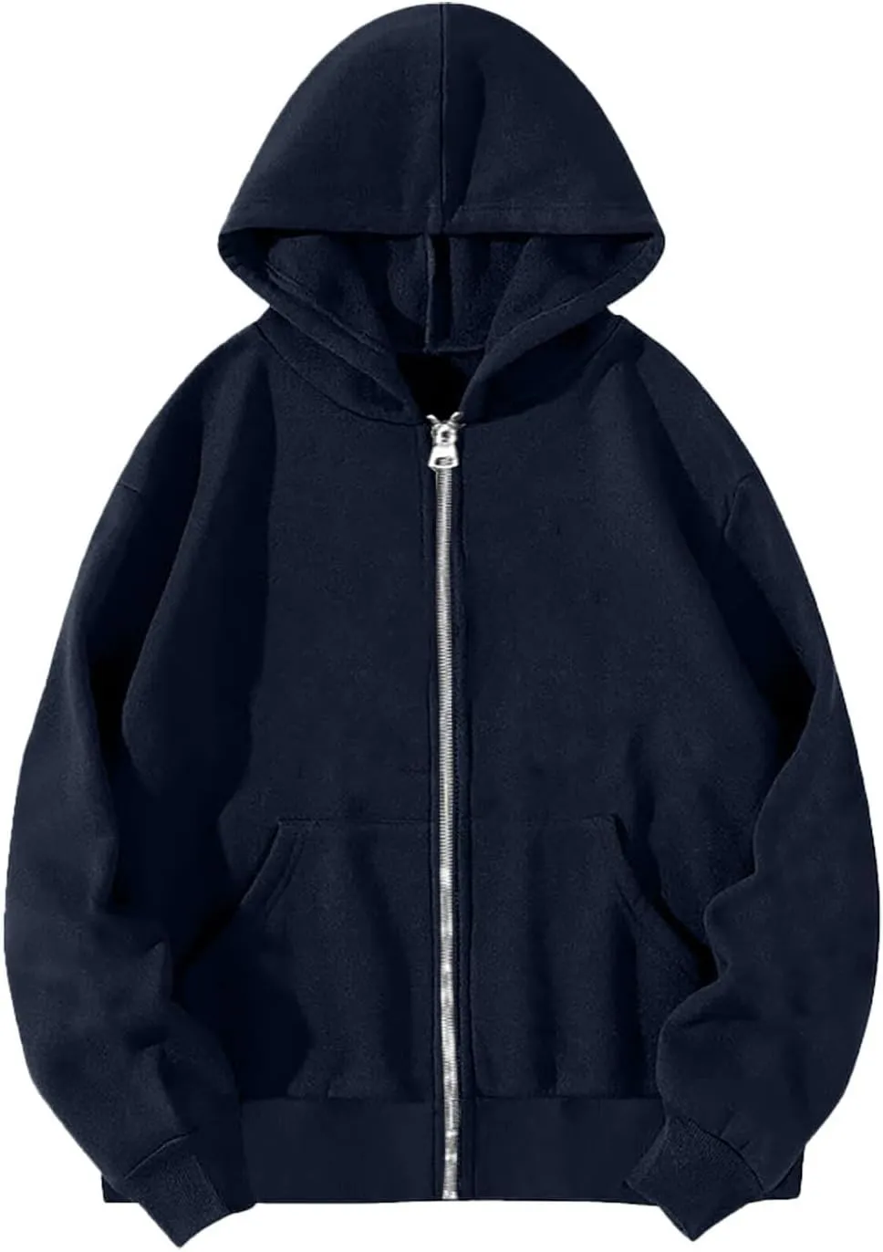 Oversized Hoodies for Women Trendy Plus Size Long Sleeve Cute Zip Up Sweatshirts Y2k Casual Fall Fashion 2024 Clothes