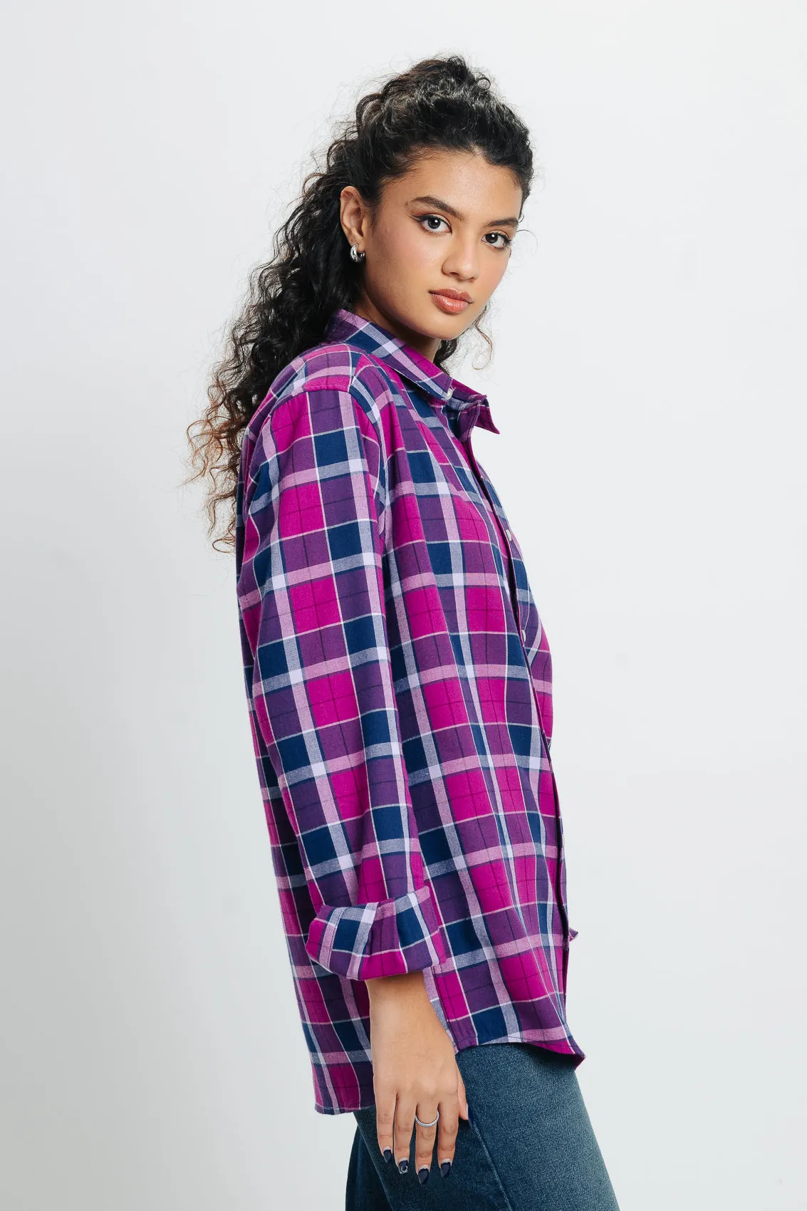Pink Checkered Shirt