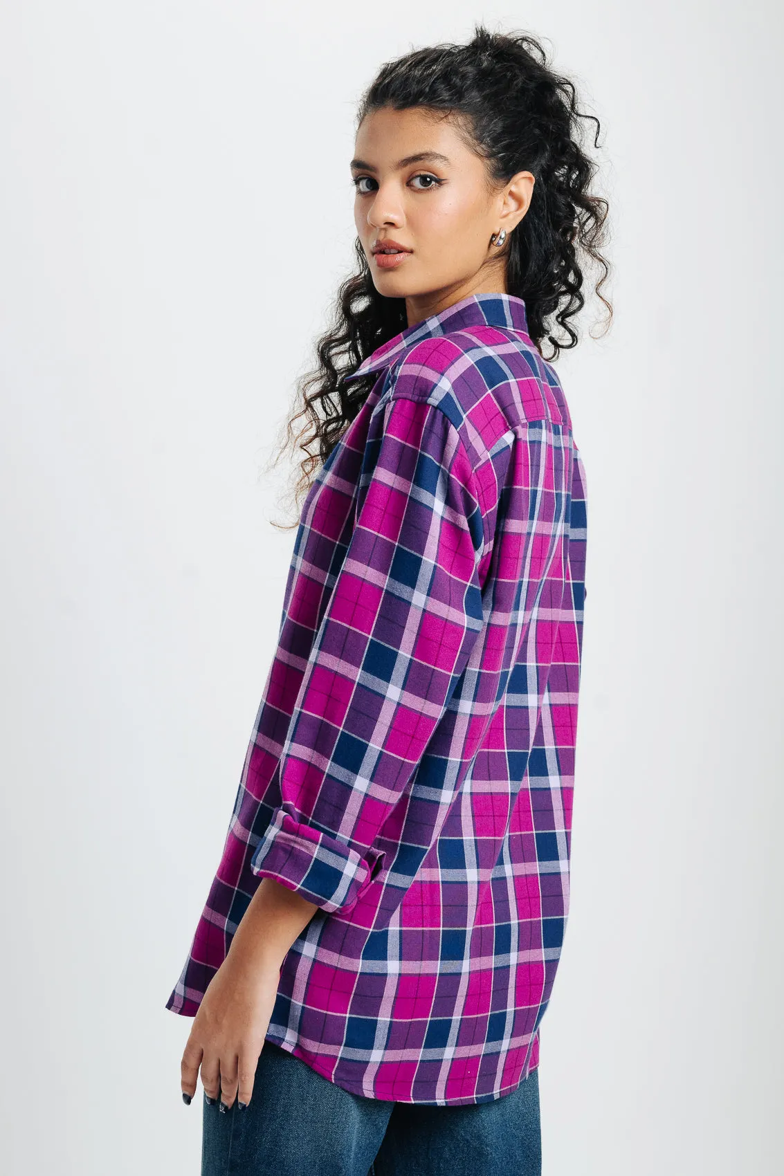 Pink Checkered Shirt
