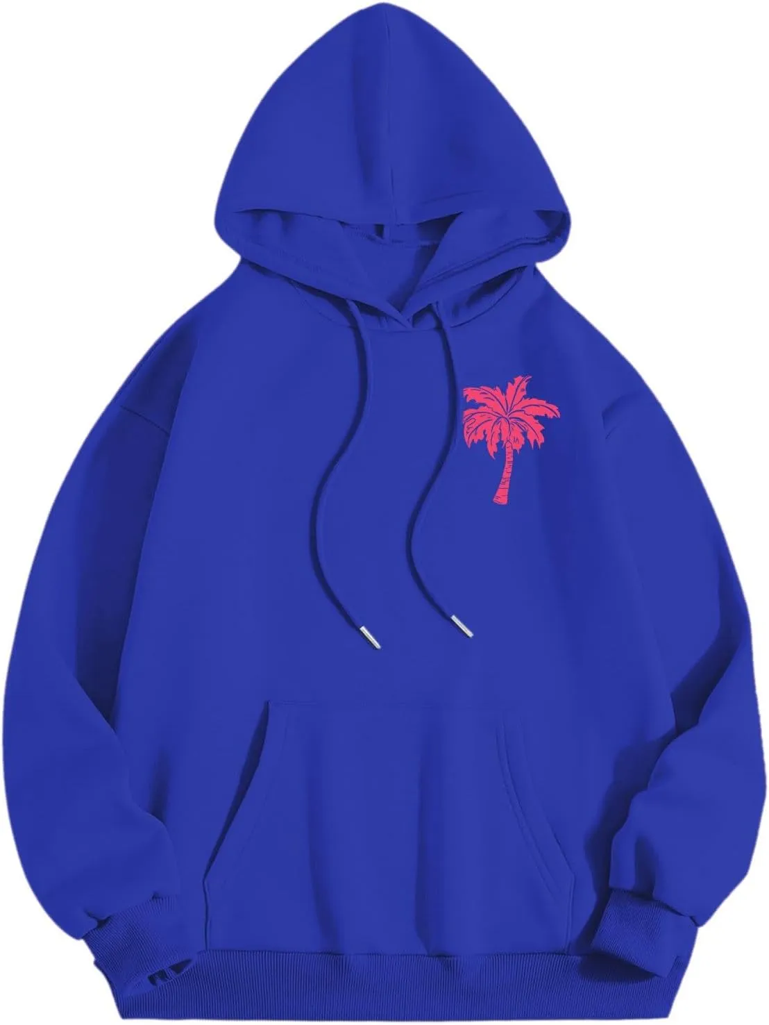 Pink Tracksuit For Women Y2K Drawstring Pullover Shirt Jogger Sweatpant Aesthetic Preppy Hoodies For Teen Girls Baggy