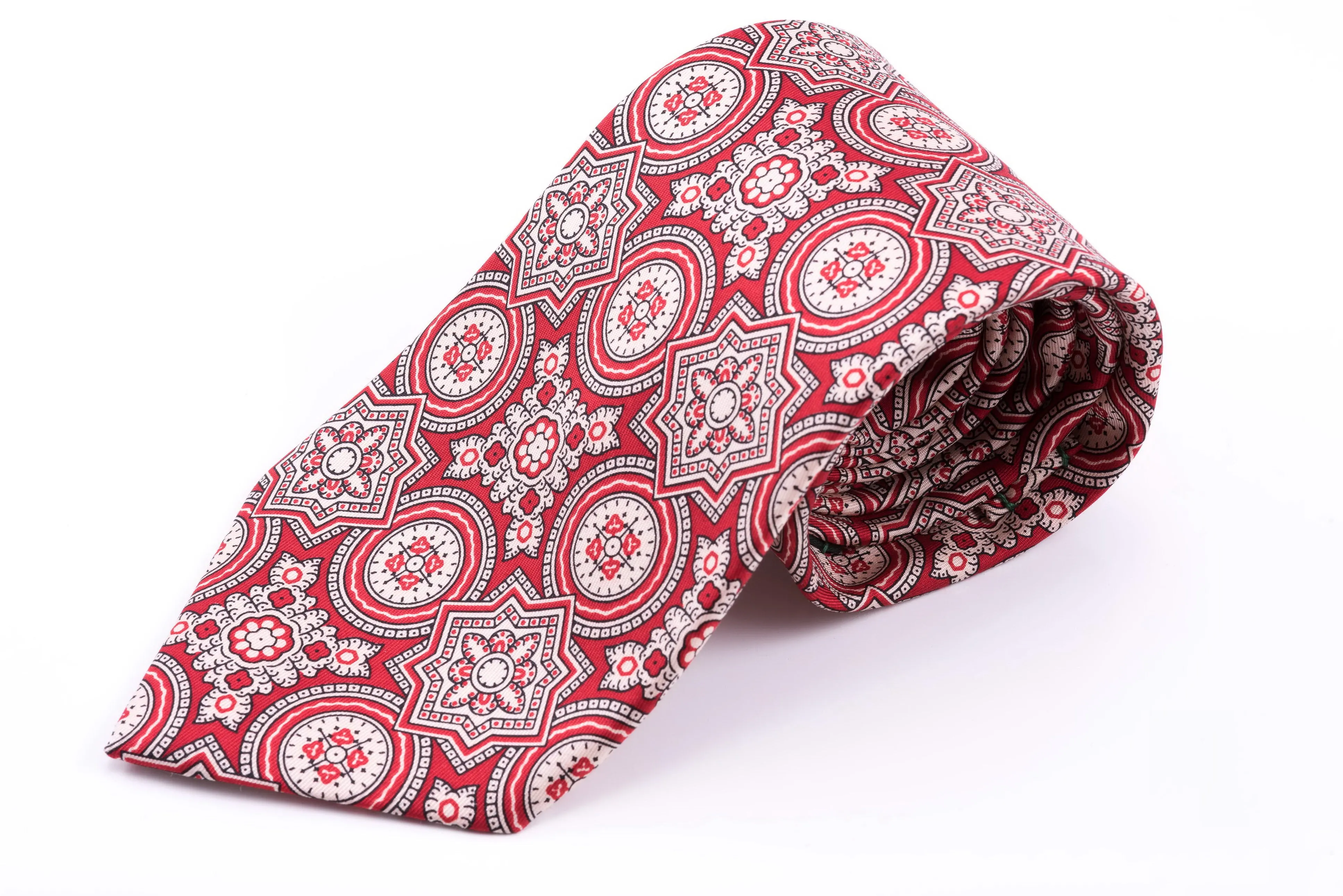 Red Ancient Madder Silk Tie