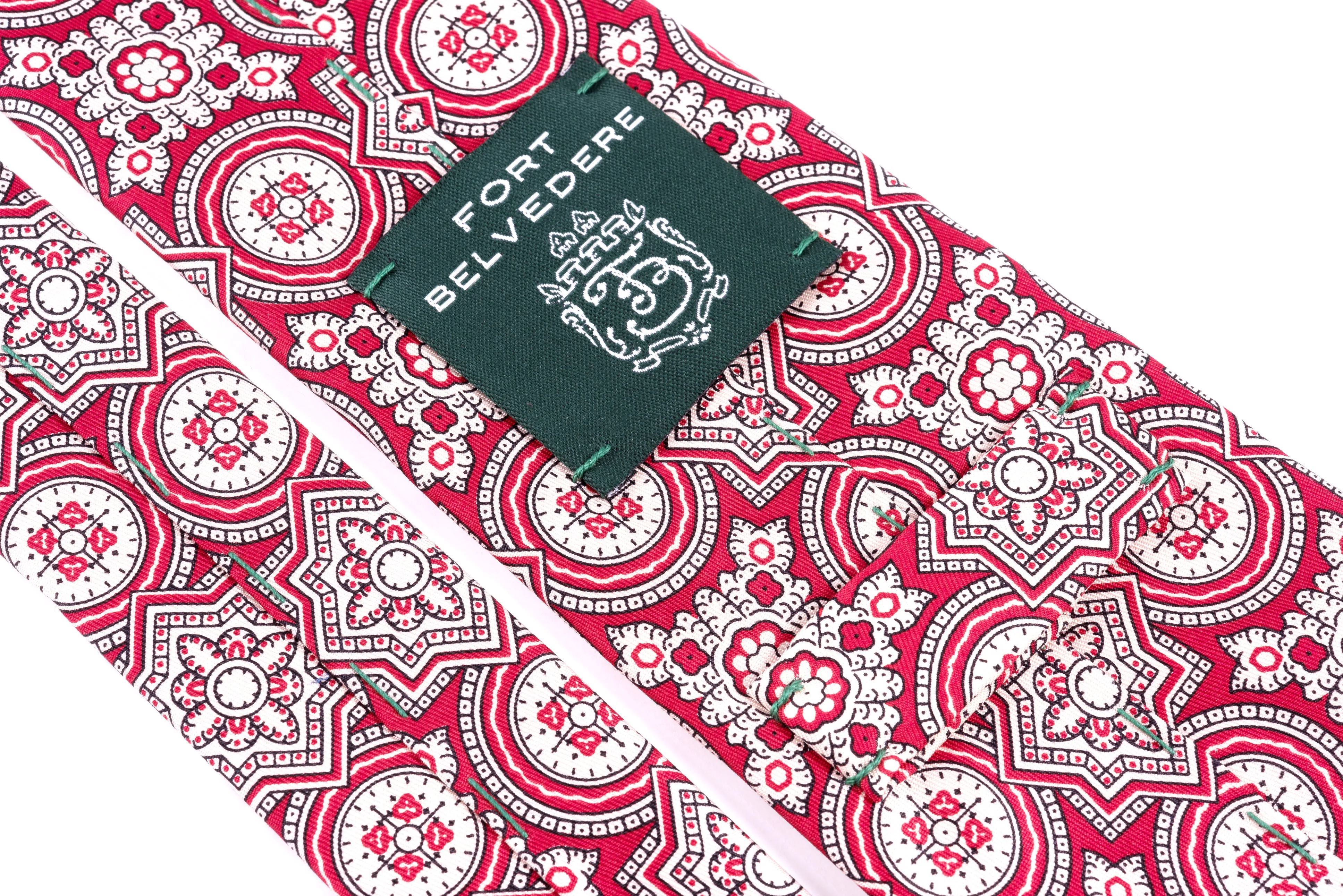 Red Ancient Madder Silk Tie