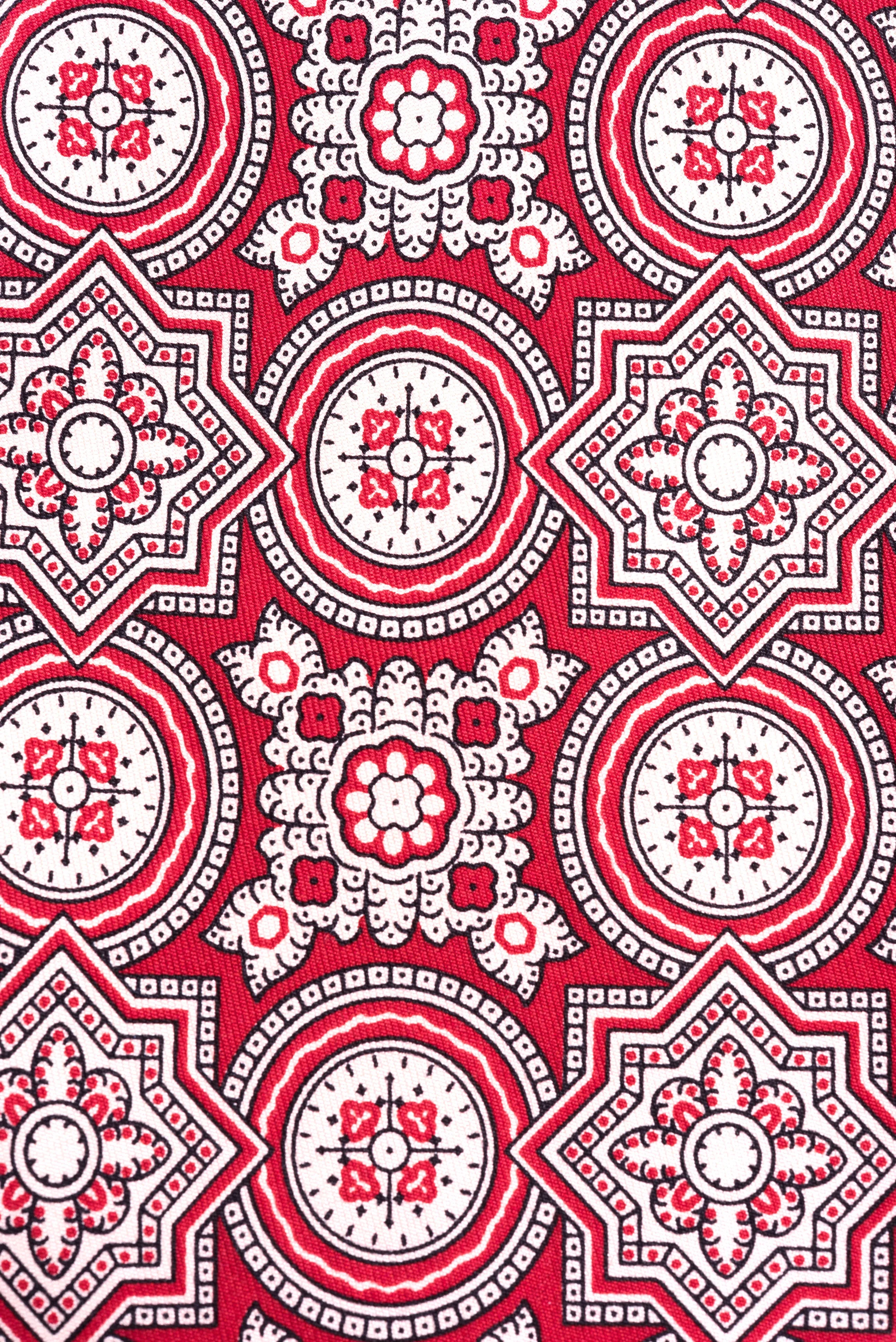 Red Ancient Madder Silk Tie