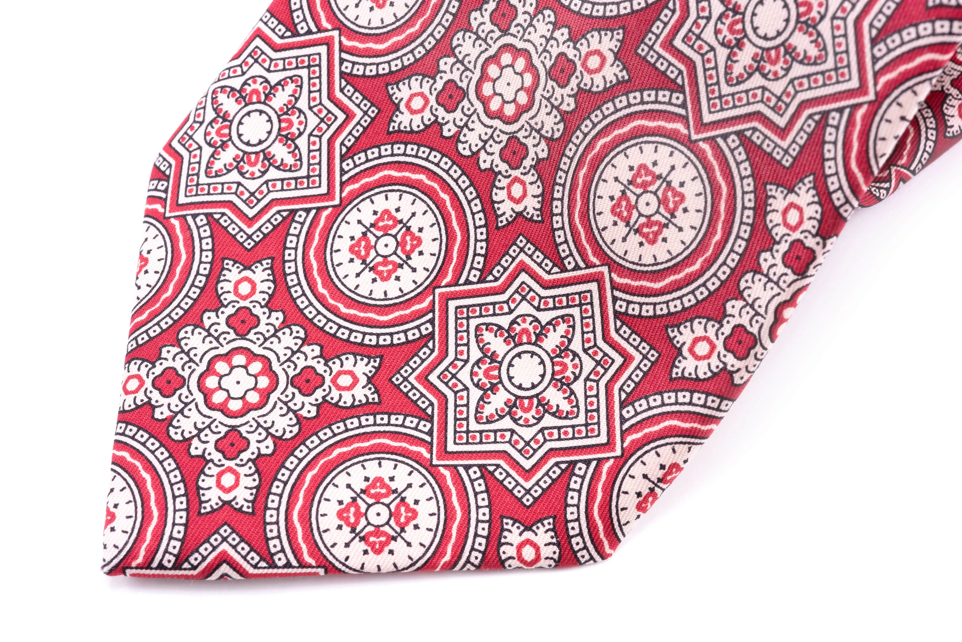 Red Ancient Madder Silk Tie