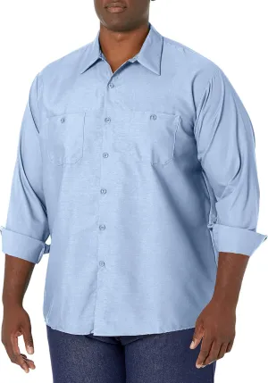 Red Kap Men's Industrial Long Sleeve Work Shirt