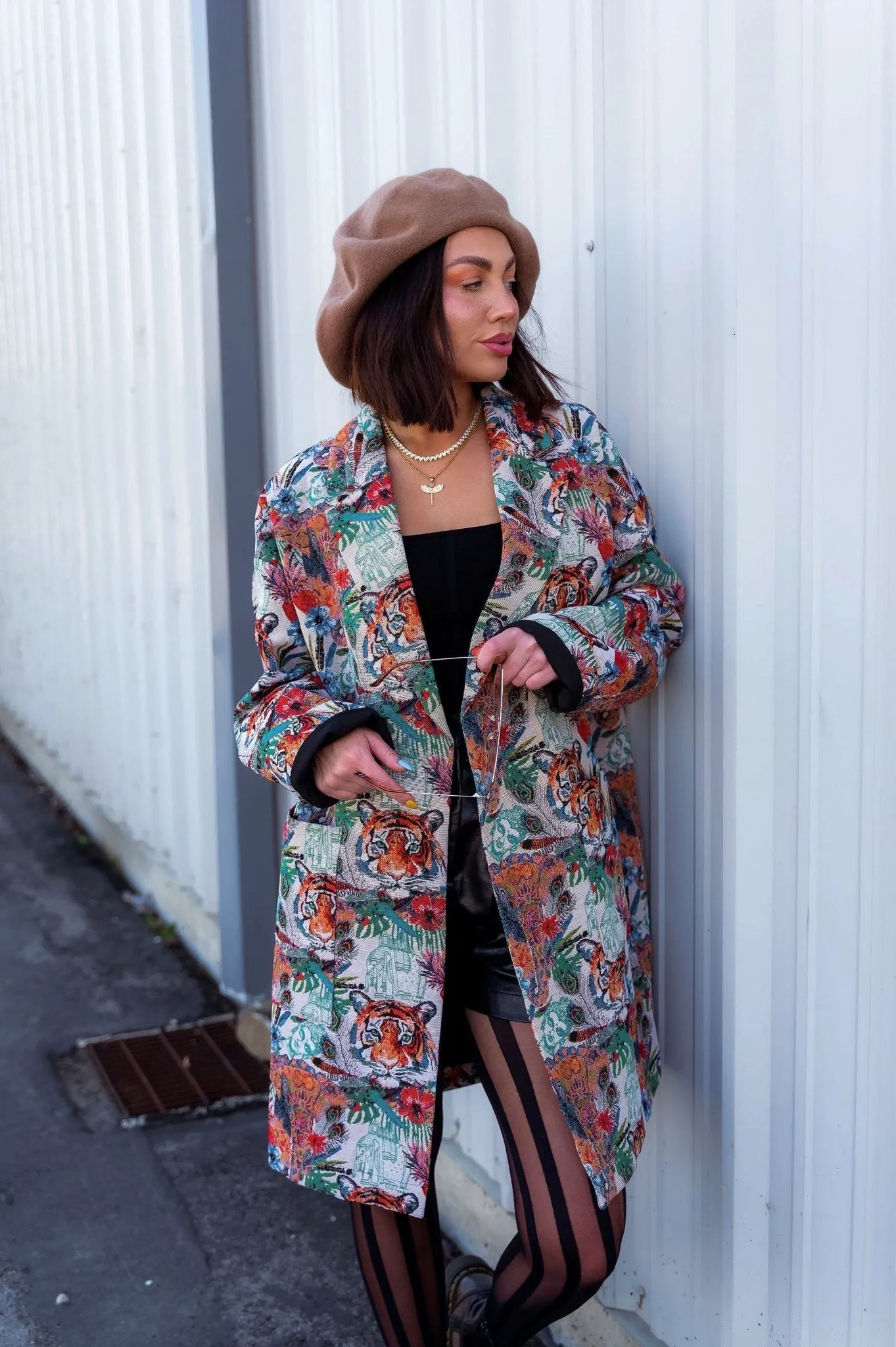 Scorpio Coat in Wild Soul Jacquard