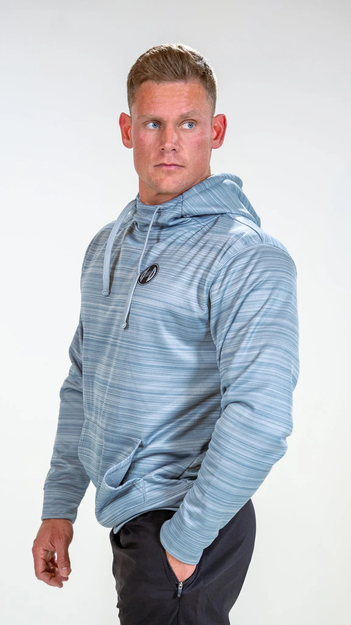 Scuba Neckline Performance Fleece Hoodie