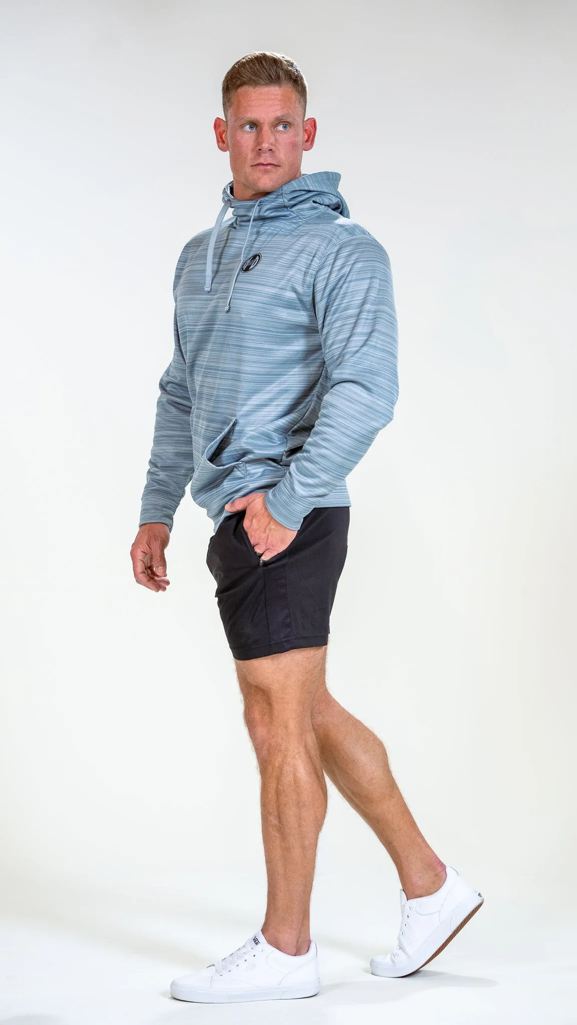 Scuba Neckline Performance Fleece Hoodie