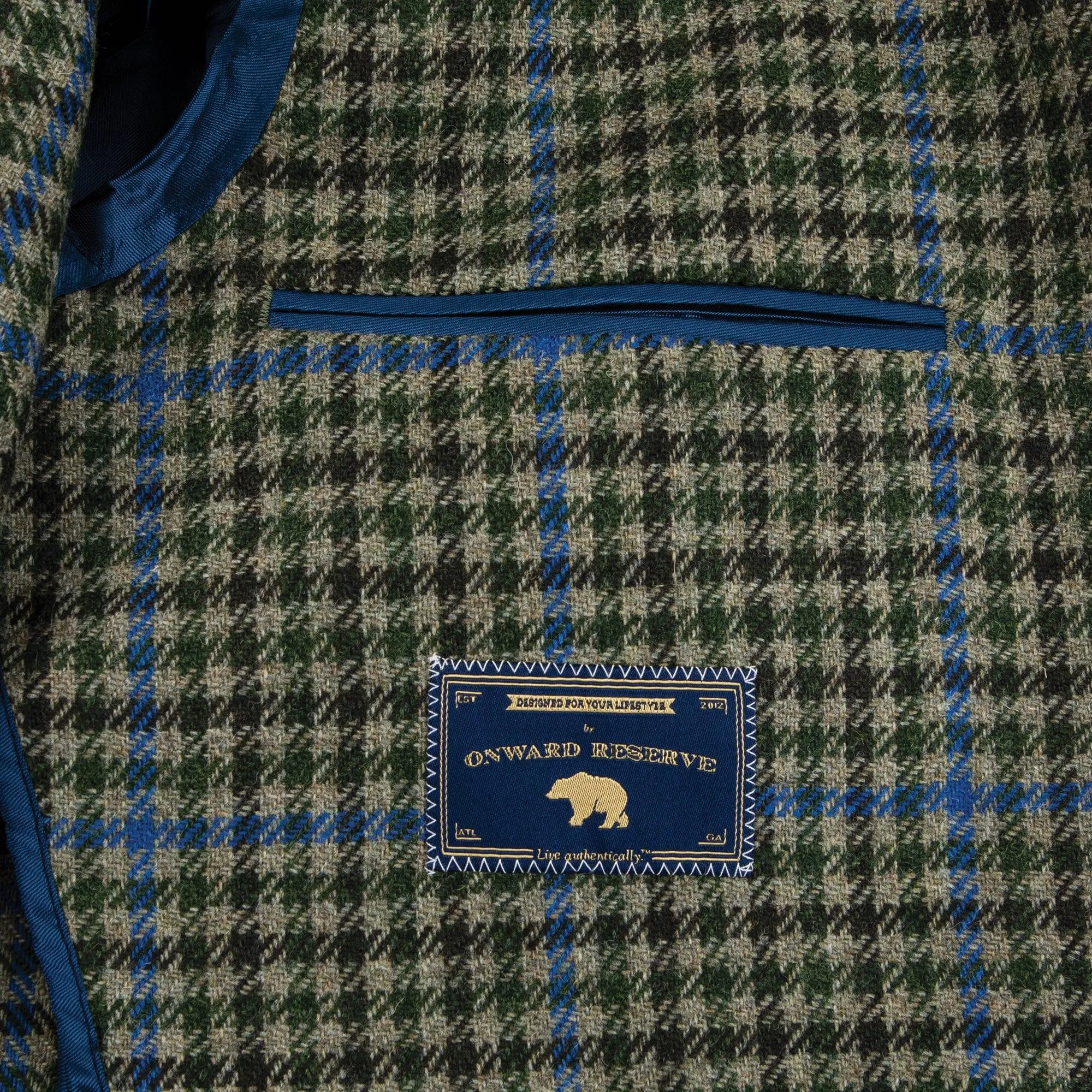Shetland Marina Plaid Sport Coat