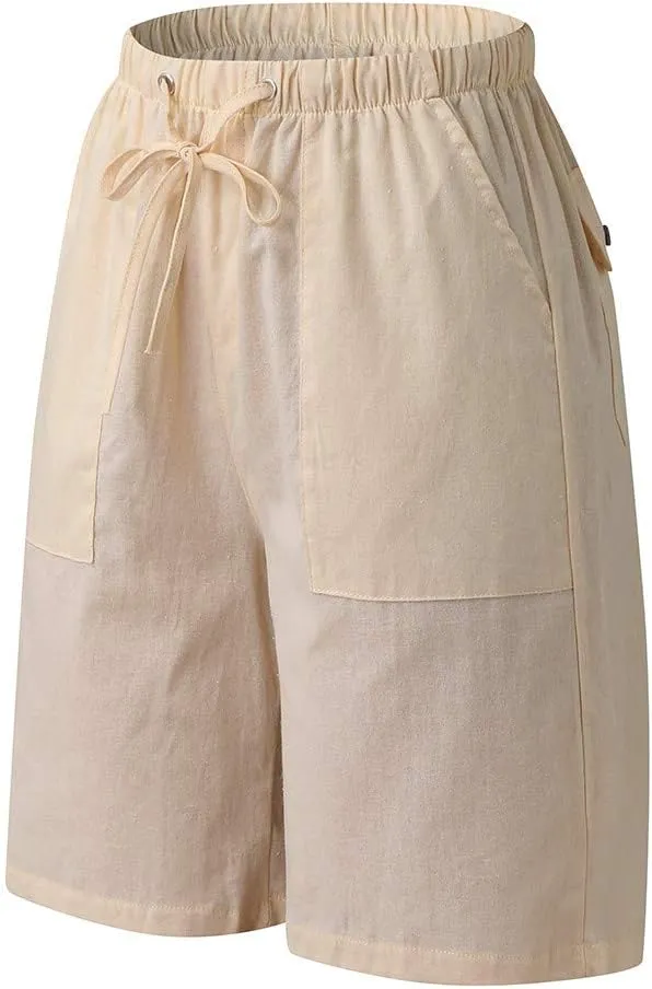 Shorts for Men Casual Summer Waist Drawstring Shorts High with Pockets Elastic Men's Pants Men's Shorts Athletic
