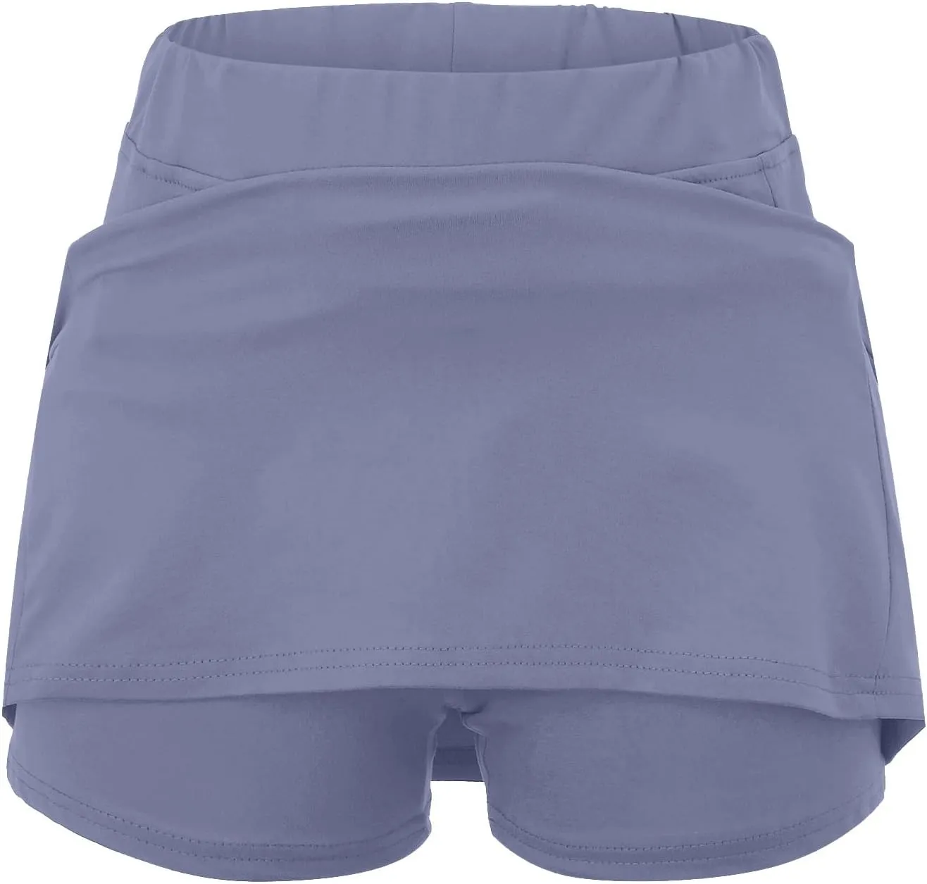 Skorts for Women with Pockets Tummy Control Lightweight High Waisted Tennis Shorts for Sports Running Yoga Skirt with Short