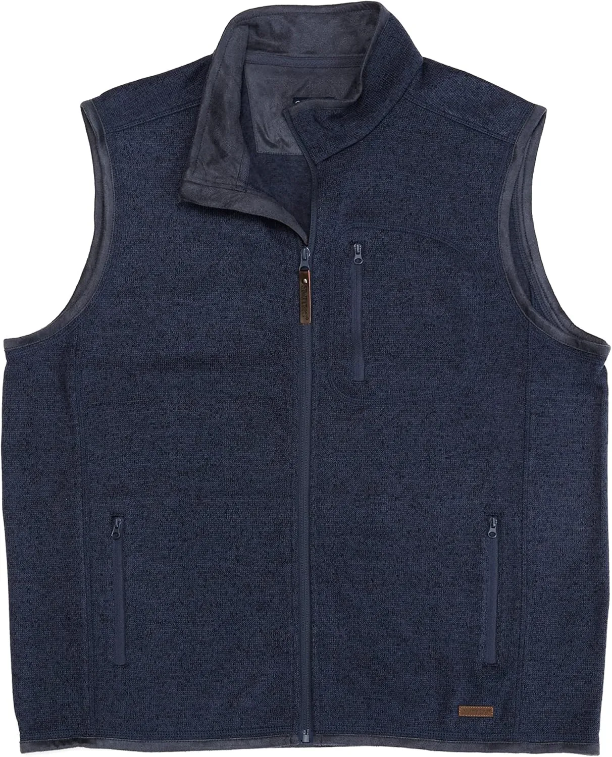 Smith's Workwear Men's Full Zip Sweater Fleece Vest