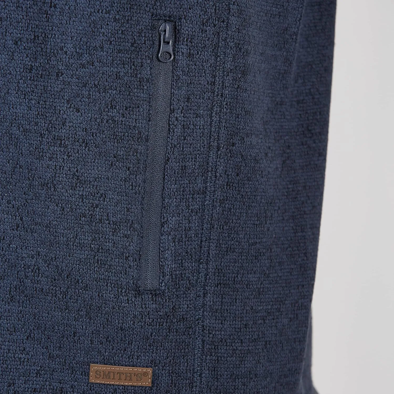 Smith's Workwear Men's Full Zip Sweater Fleece Vest