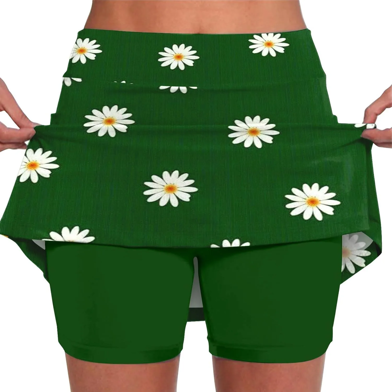 Summer Skirts for Women 2023 Trendy Knee Length Running Shorts for Men 5 inch 2 in 1 Mini Skirt Plus Size Sexy