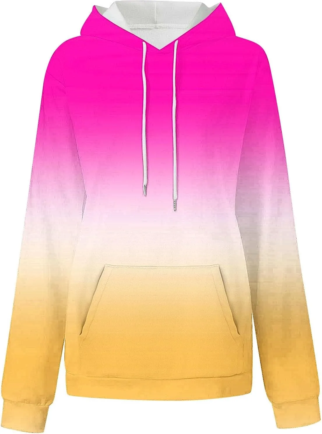 Sweatshirts for Women y2k Tie Dye Hoodie Drop Oversized Pullover Hoody Tops with Pocket Aesthetic Clothes