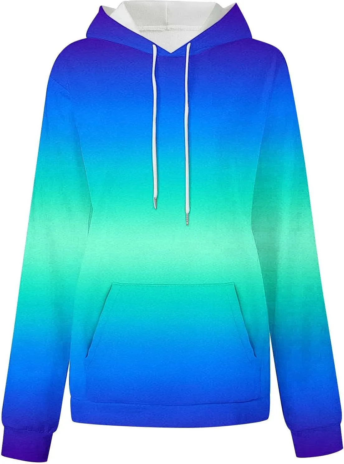 Sweatshirts for Women y2k Tie Dye Hoodie Drop Oversized Pullover Hoody Tops with Pocket Aesthetic Clothes