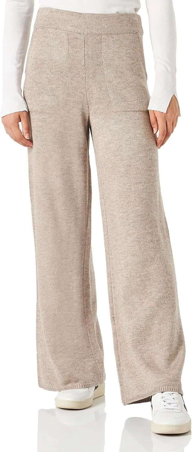 The Drop Women's Cynthia Wide Leg Sweater Pant
