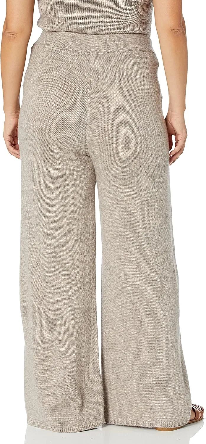 The Drop Women's Cynthia Wide Leg Sweater Pant