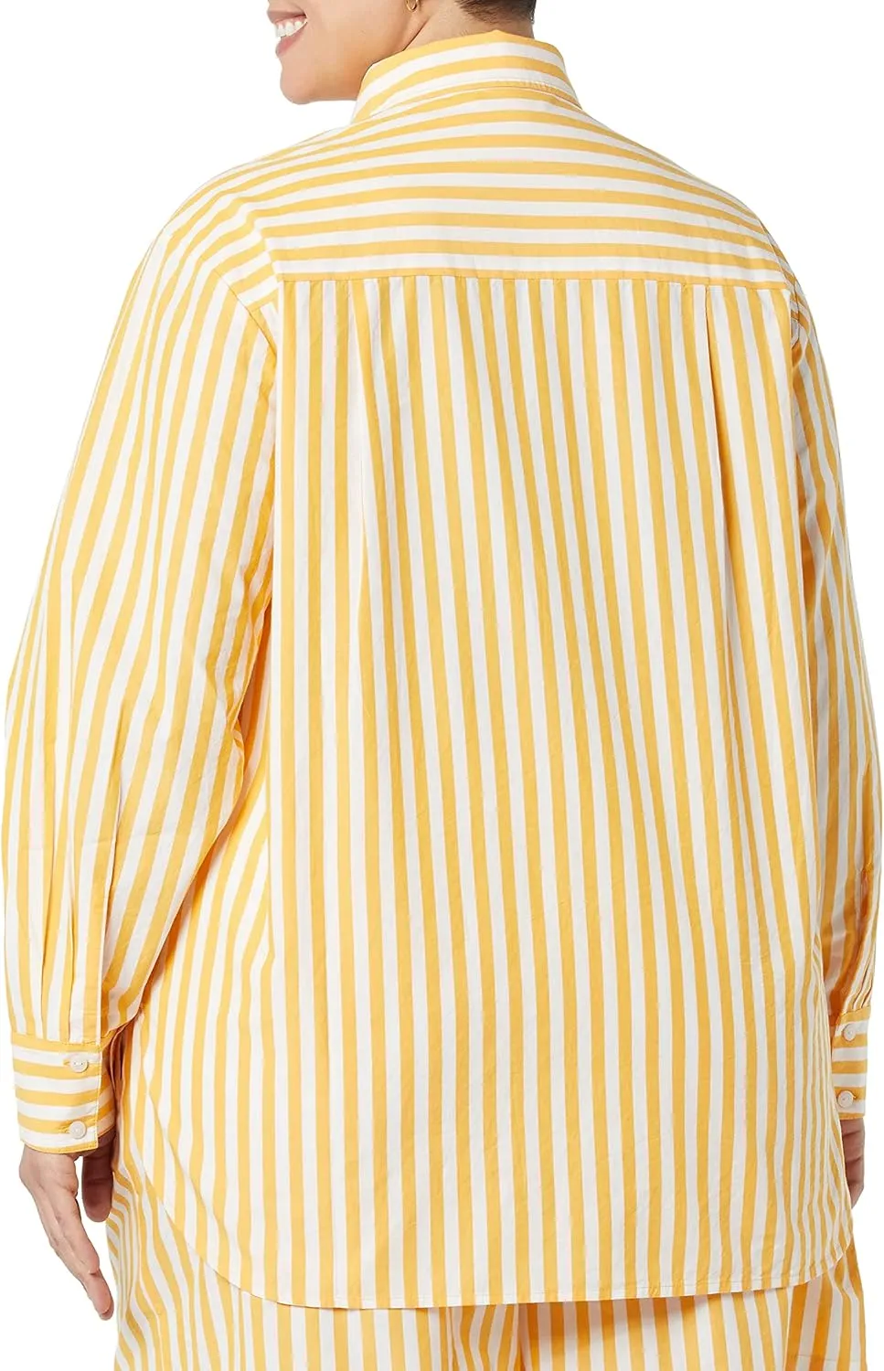 The Drop Women's Kendra Loose Fit Long Shirt
