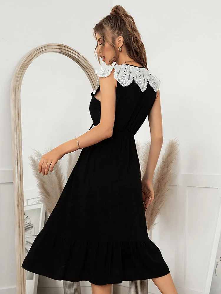 Ties Lace Stunning Dress
